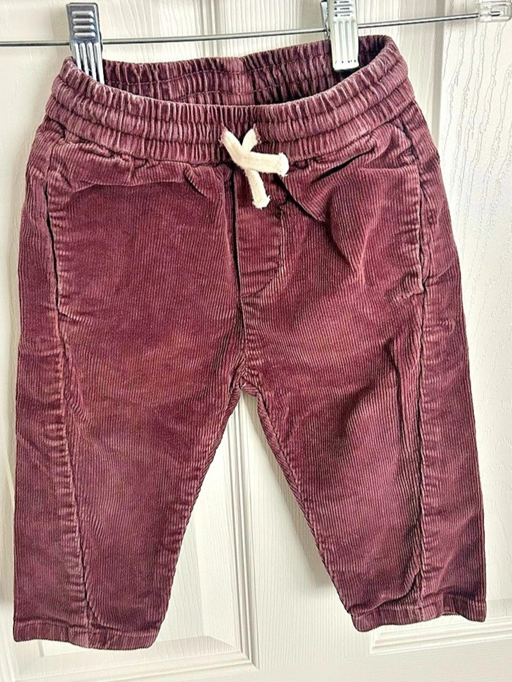 ZARA Corduroy Pants in Purple Baby 12-18M